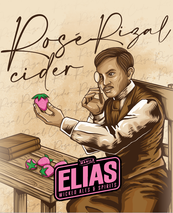Rosé Rizal Hard Cider - Elias Wicked Ales & Spirits